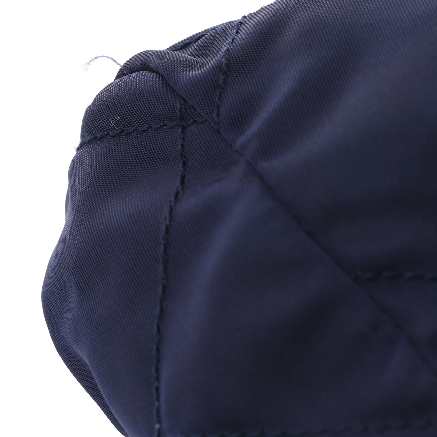 Nylon Tessuto Quilted Shoulder Bag Blue