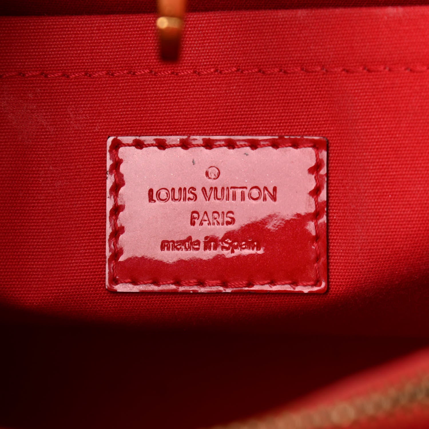 Louis Vuitton Vernis Montaigne MM Cherry 6 of 16