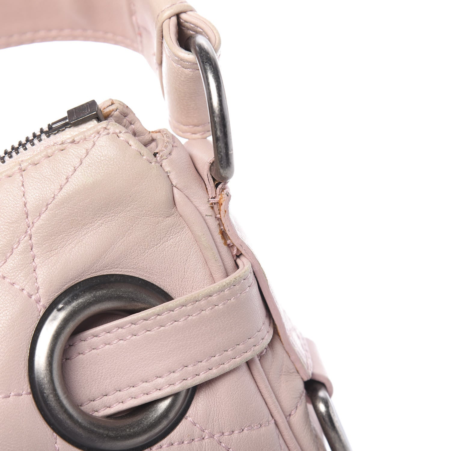 Christian Dior Lambskin Cannage Small Hobo Light Pink 14 of 21