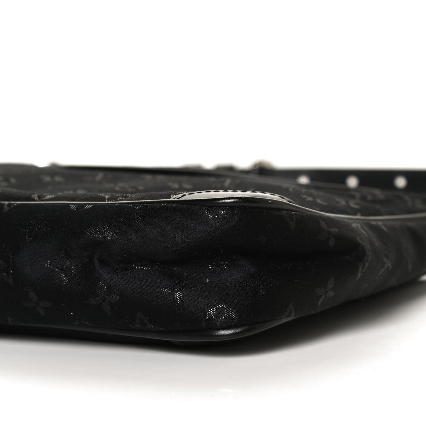 Satin Monogram Little Boulogne Black