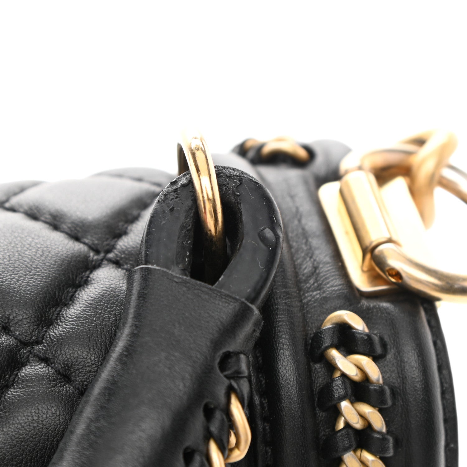 Chanel Calfskin Quilted New Medium Boy Top Handle Flap Black 9 of 11