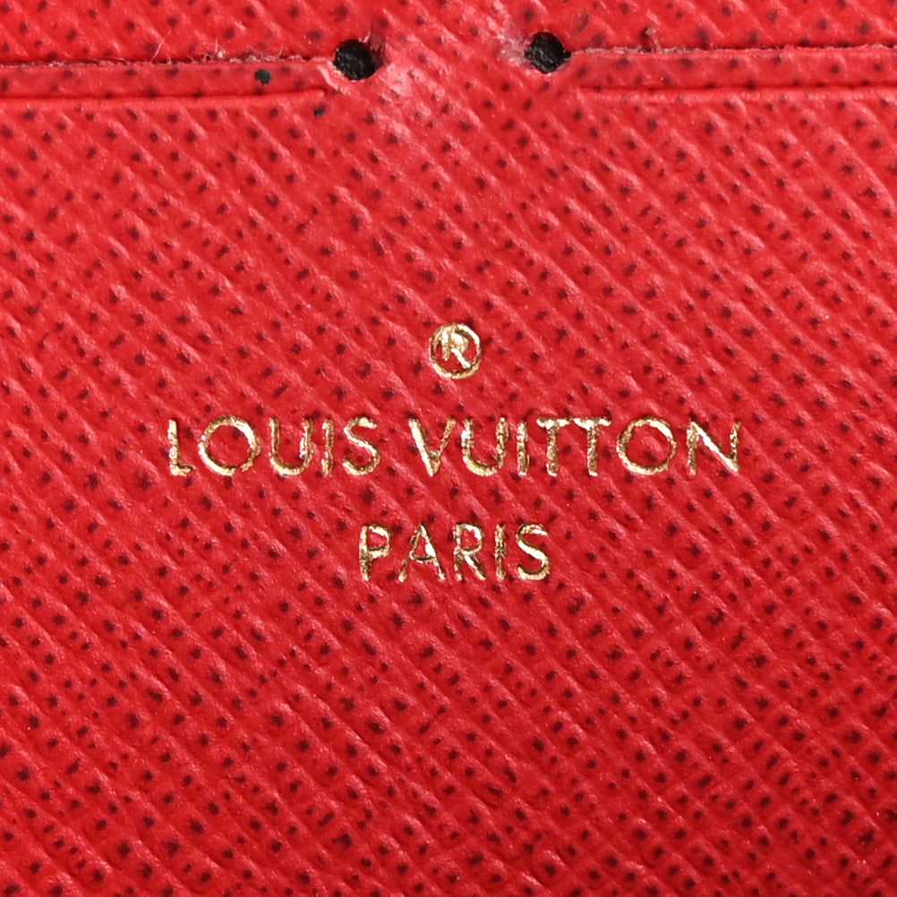 Louis Vuitton Damier Ebene Clemence Wallet Cherry 6 of 13