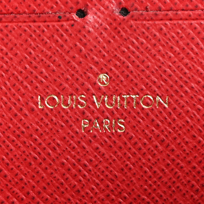 Louis Vuitton Damier Ebene Clemence Wallet Cherry 6 of 13