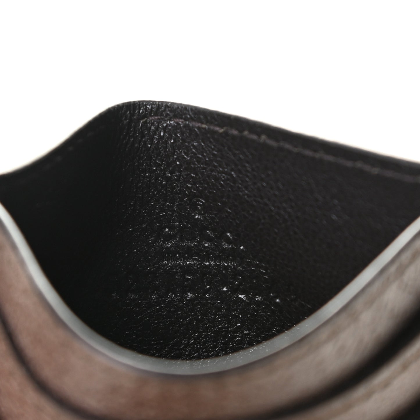GG Supreme Monogram Ophidia Card Holder Brown