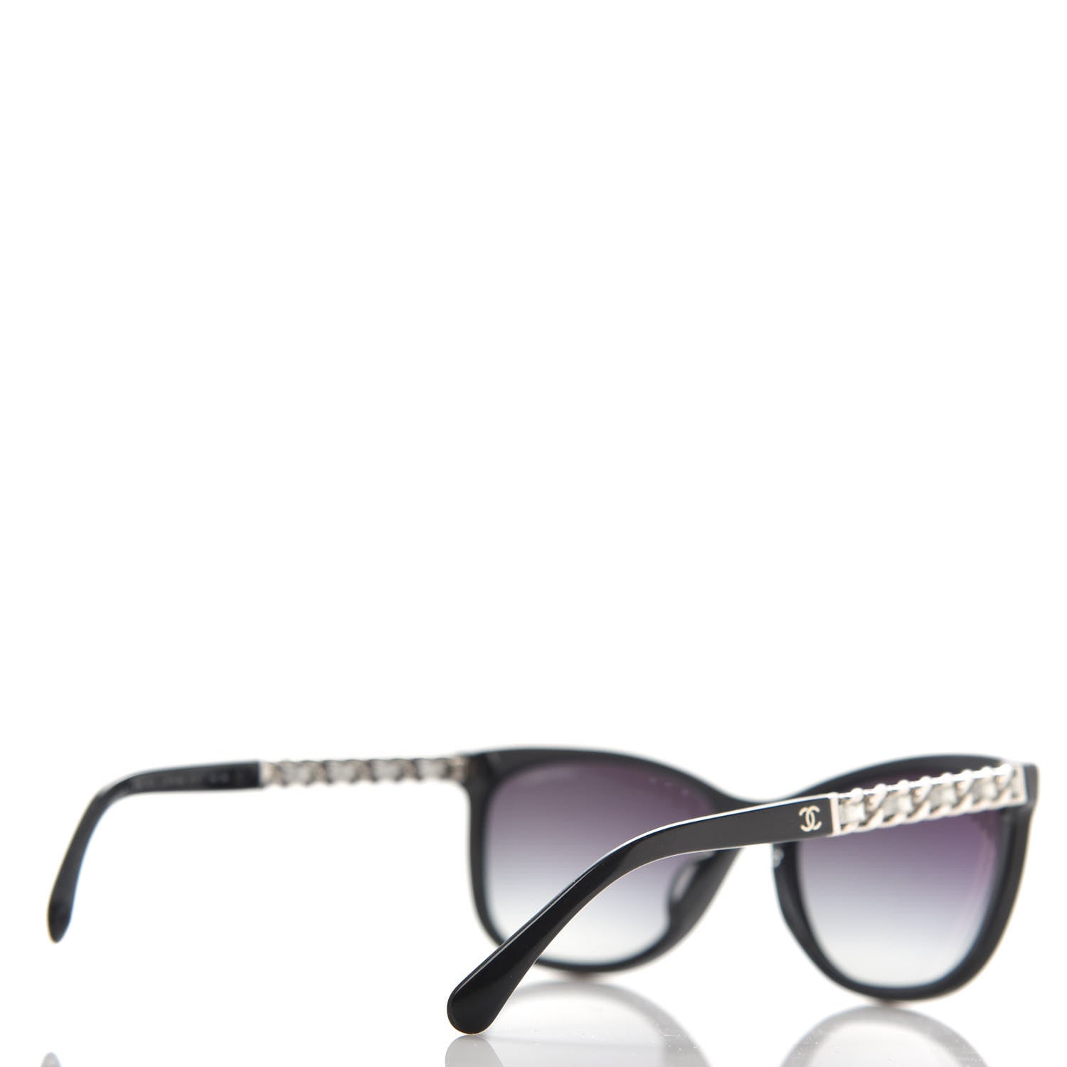 Chanel Acetate CC Chain Sunglasses 5260-Q Black 4 of 8