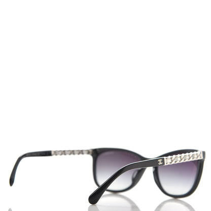 Chanel Acetate CC Chain Sunglasses 5260-Q Black 4 of 8