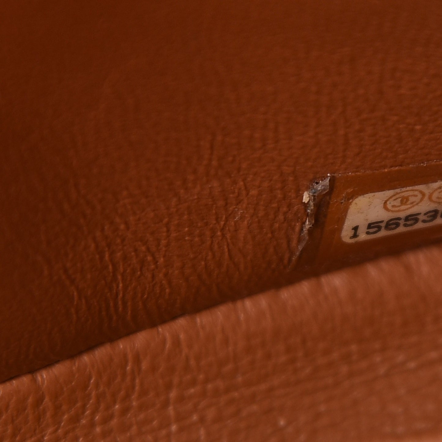 Caviar Quilted Jumbo Double Flap Light Brown