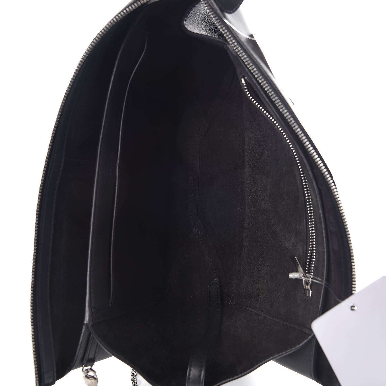 Celine Supple Natural Calfskin Tri-Fold Clutch Black 5 of 10