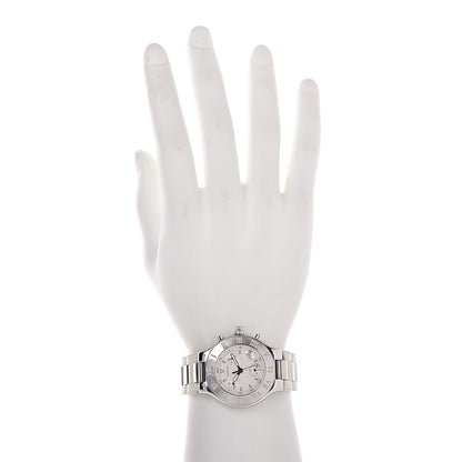 Cartier Stainless Steel Rubber 38mm Must 21 Chronoscaph Quartz Watch 2 of 6