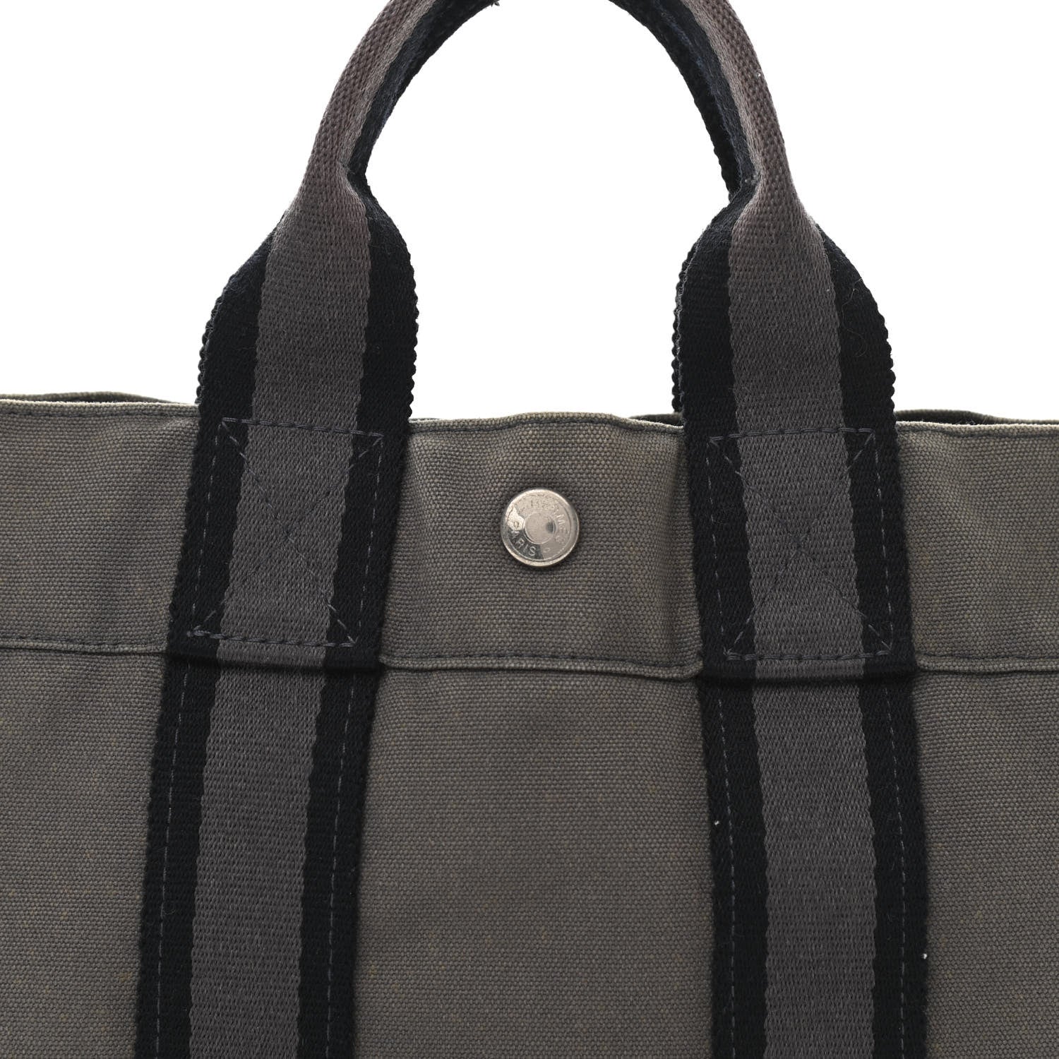 Hermes Canvas Fourre Tout PM Grey 7 of 9