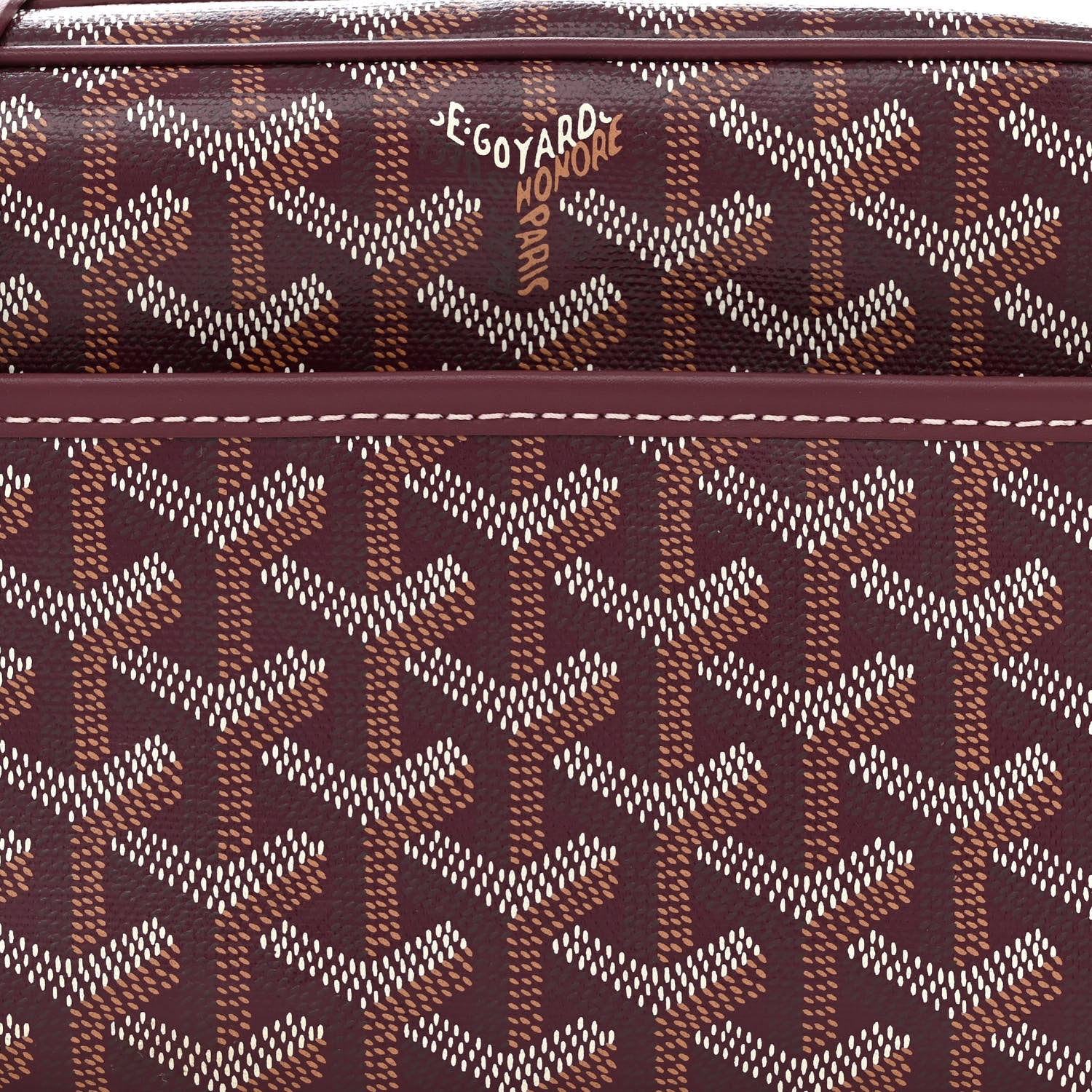 Goyard Goyardine Sac Cap Vert Burgundy 8 of 10