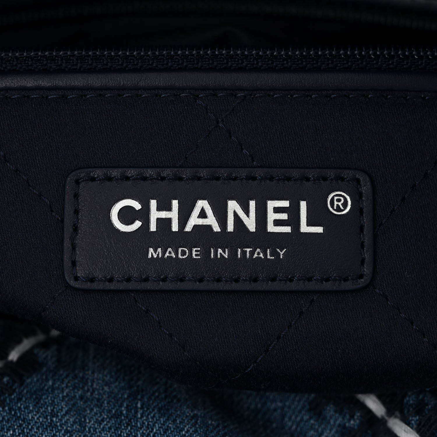 Chanel Denim Quilted Stitched Small Chanel 22 Blue 7 of 12