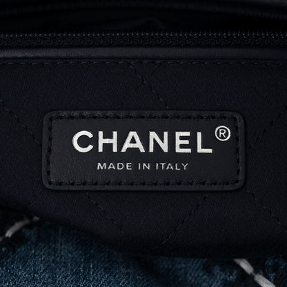Chanel Denim Quilted Stitched Small Chanel 22 Blue 7 of 12