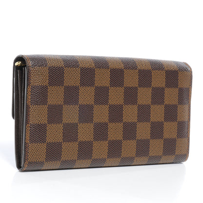 Louis Vuitton Damier Ebene Sarah Wallet 3 of 8