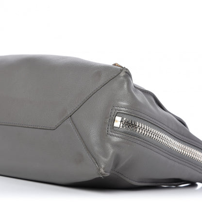 Balenciaga Veau Papier A6 Zip Around Tote Gris Acier 7 of 16