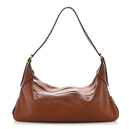 Celine Supple Calfskin Medium Romy Shoulder Bag Tan 1 of 10