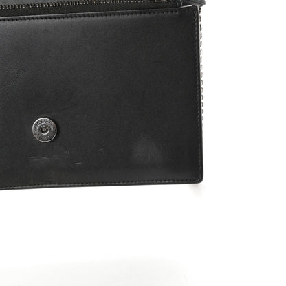 Saint Laurent Smooth Calfskin Classic Monogram Pins Kate Tassel Chain Wallet Black 14 of 18