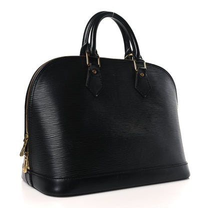 Louis Vuitton Epi Alma PM Black 3 of 10
