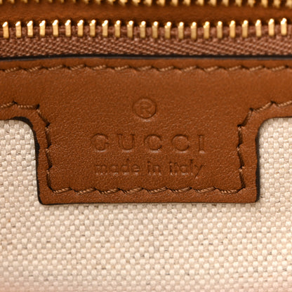 Gucci Raffia GG Supreme Monogram Calfskin Small Jackie 1961 Hobo Natural 6 of 10