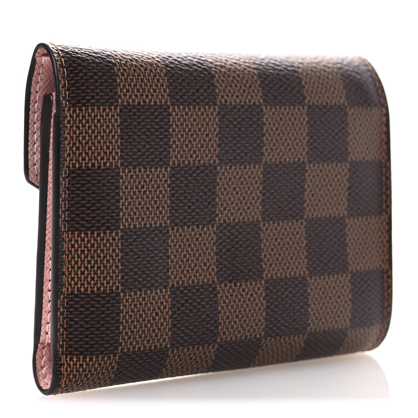 Damier Ebene Victorine Wallet Rose Ballerine