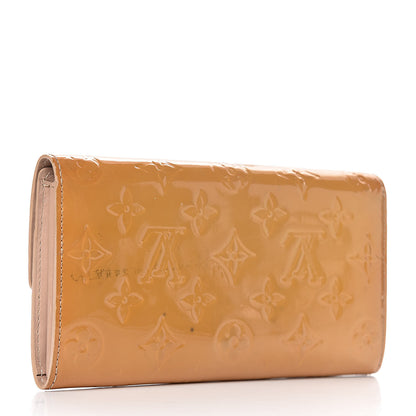 Louis Vuitton Vernis Sarah Wallet Noisette 3 of 14