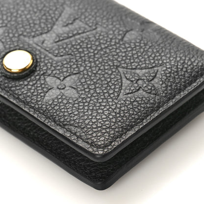 Louis Vuitton Empreinte Business Card Holder Black 8 of 8