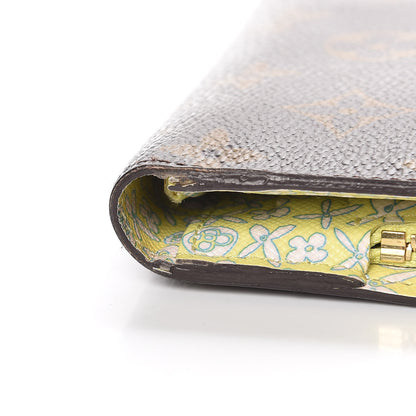 Louis Vuitton Monogram Fleuri Insolite Wallet Yellow 6 of 8
