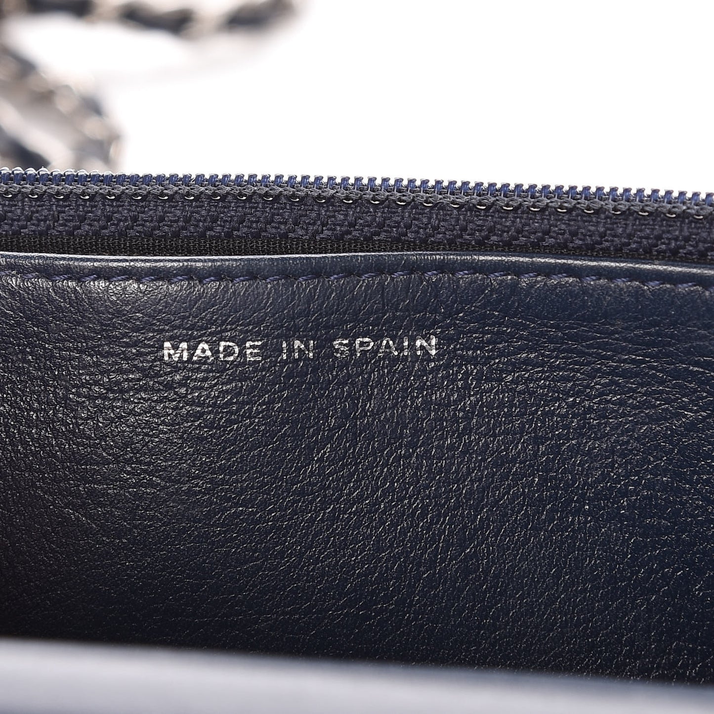 Caviar Timeless CC Wallet On Chain WOC Navy Blue