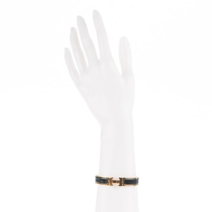 Hermes Enamel Narrow Clic Clac H Bracelet PM Black 2 of 4