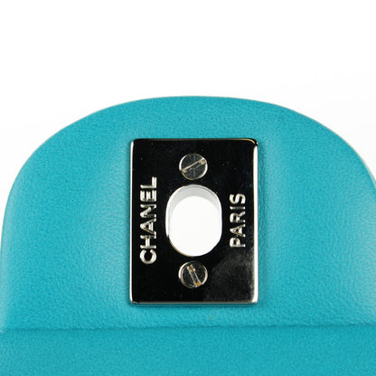 Chanel Lambskin Quilted Mini Rectangular Flap Turquoise 5 of 8