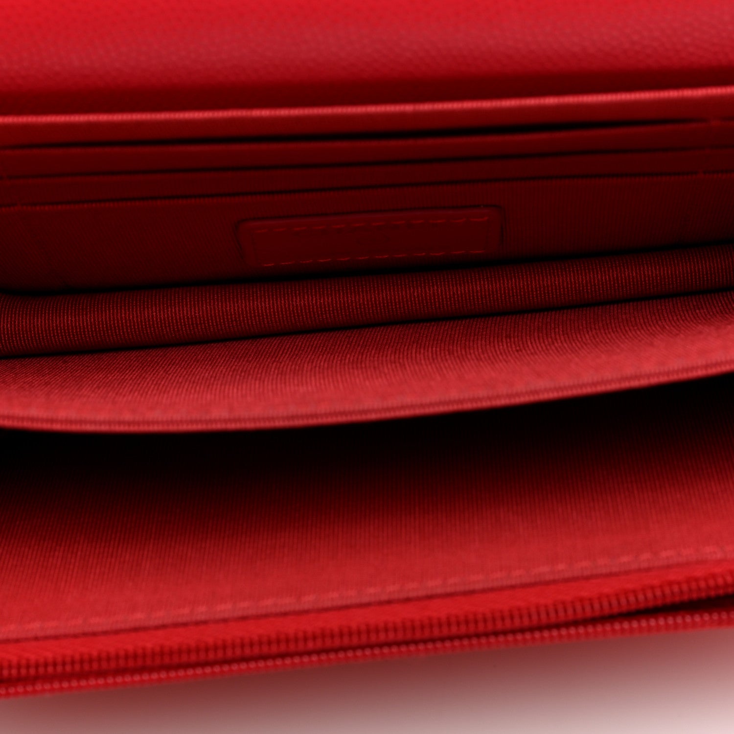 Chanel Caviar Quilted Mini Wallet On Chain WOC Red 5 of 10