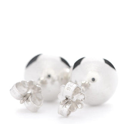 Tiffany Sterling Silver 10mm HardWear Ball Earrings 3 of 4