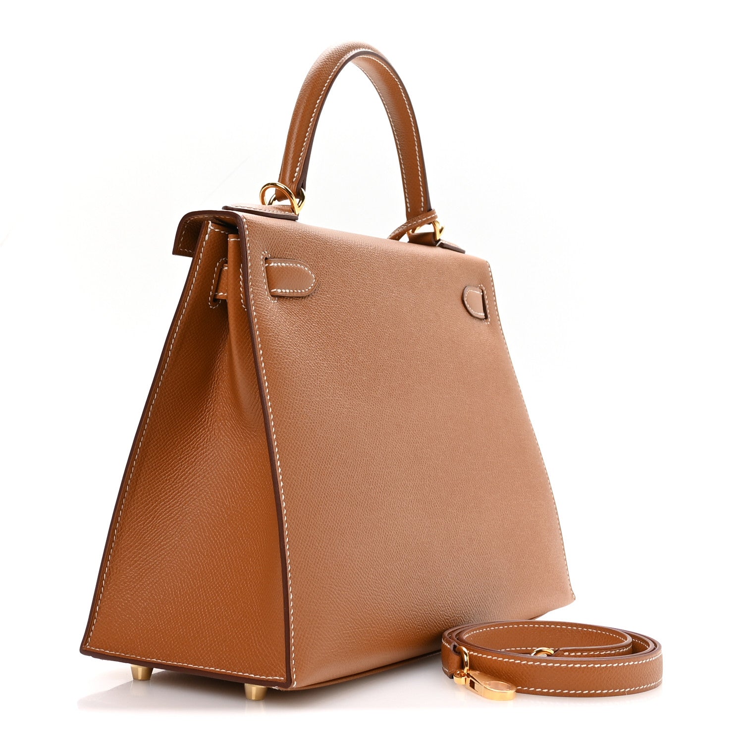 Hermes Epsom Kelly Sellier 28 Gold 3 of 11