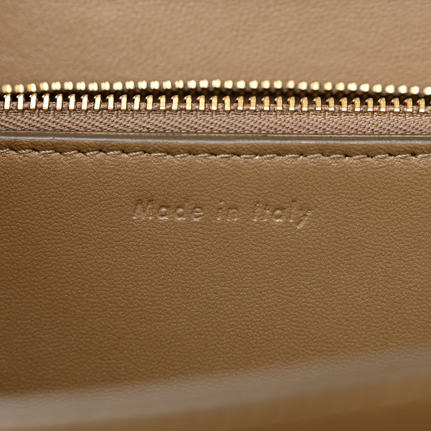 Liege Calfskin Medium Classic Box Flap Bag Taupe