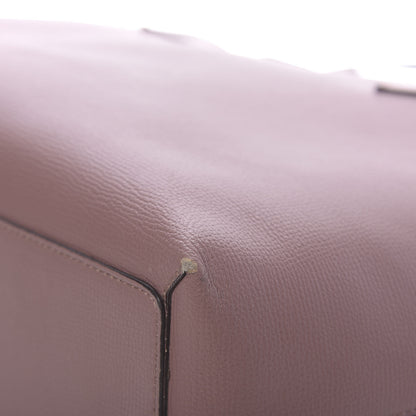 Burberry Grainy Calfskin Haymarket Check Medium Reversible Tote Dusty Pink 13 of 25