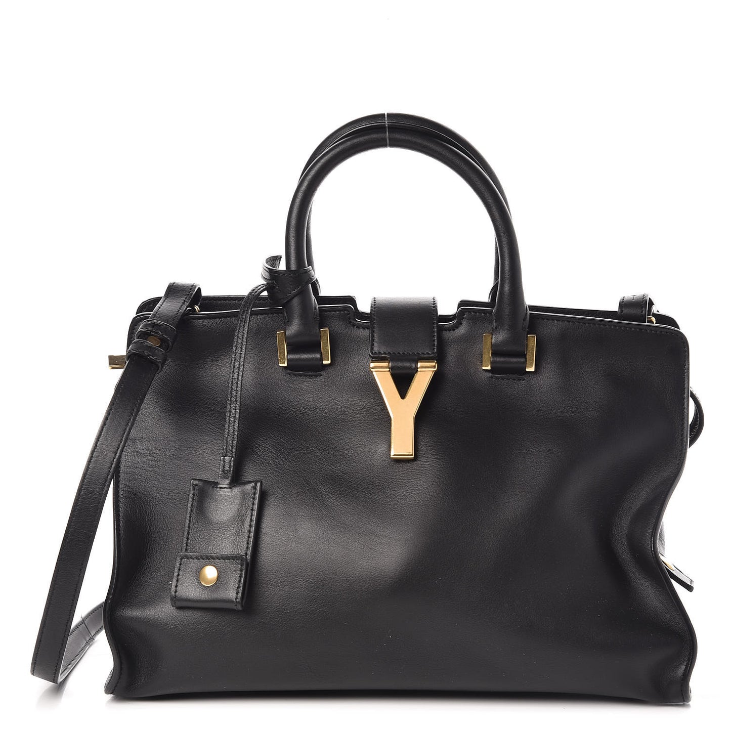 Calfskin Small Classic Y Cabas Black