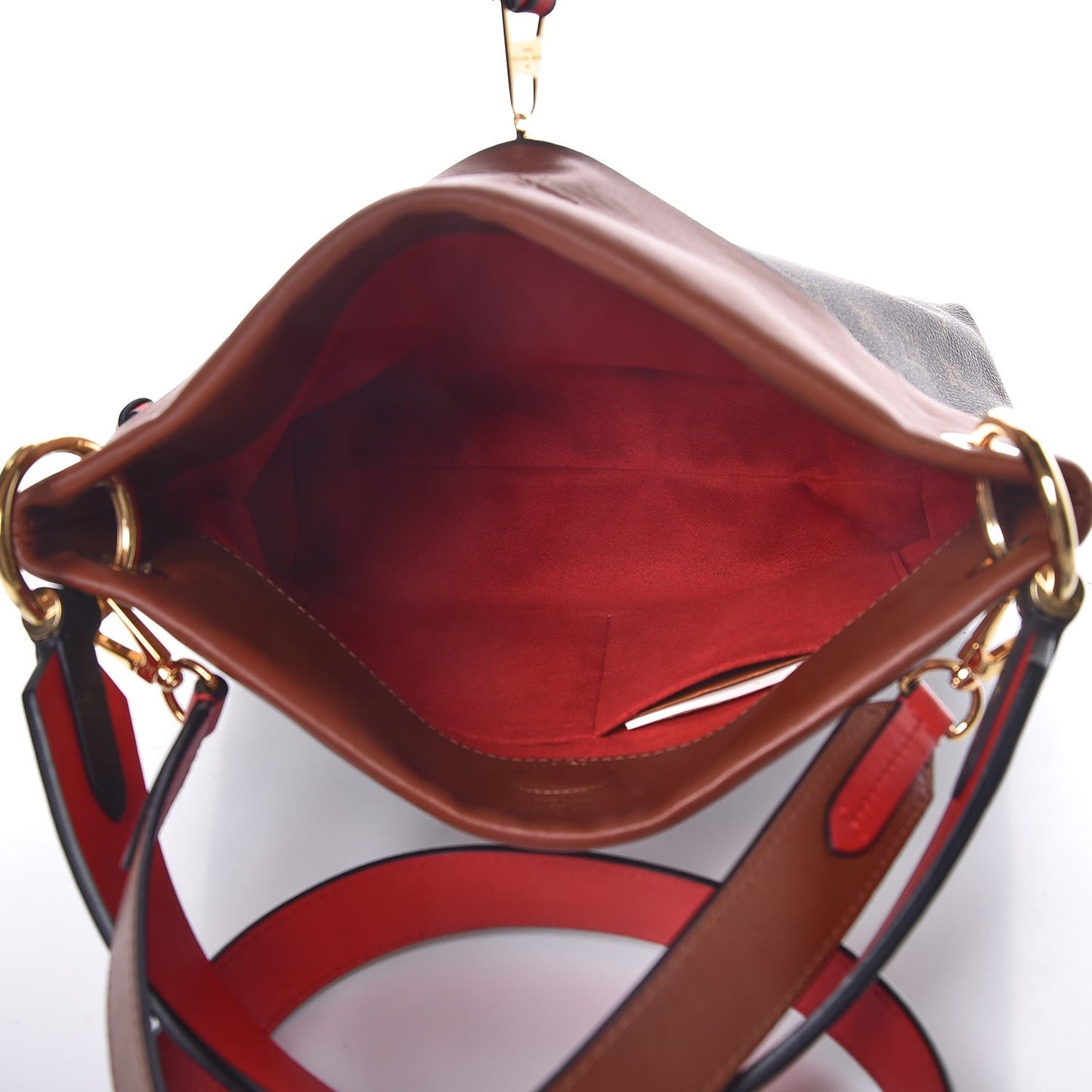 Monogram Tuileries Besace Caramel Rouge