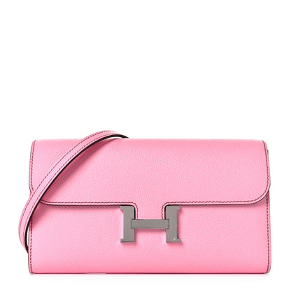 Hermes Epsom Constance Wallet To Go 5P Pink 1 of 8