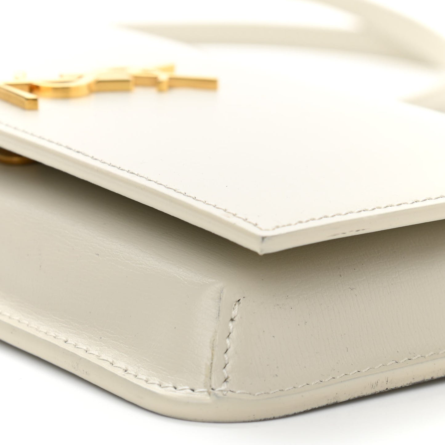 Smooth Calfskin Monogram Phone Holder Crossbody Crema Soft