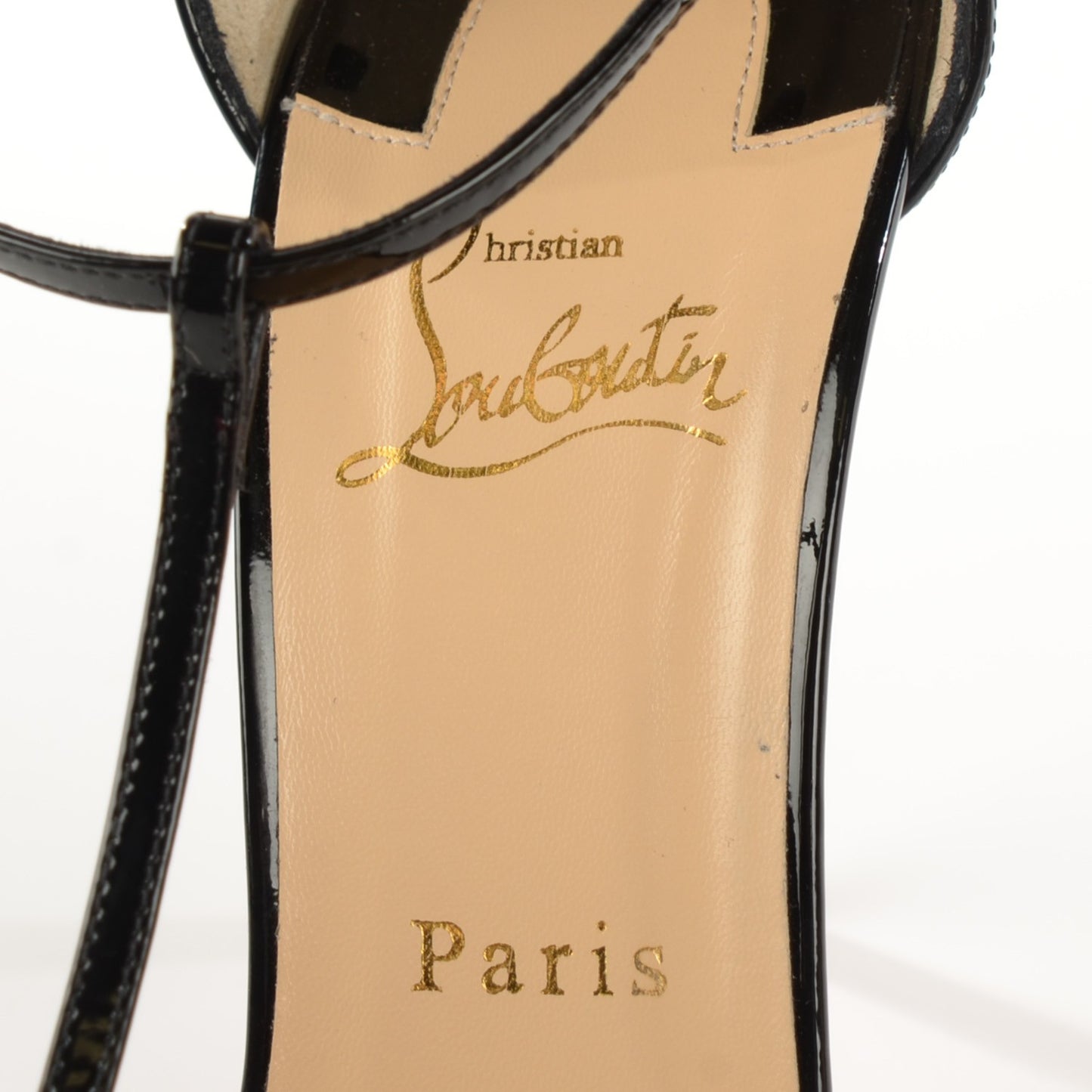 Patent Senora 100 Sandals 40.5 Black