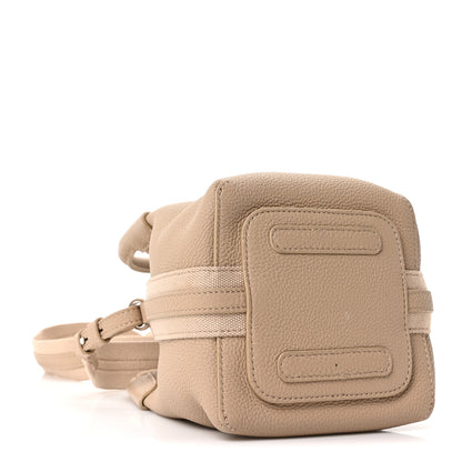 Loro Piana Grained Calfskin Micro Bale Bag Light Mastic 4 of 9