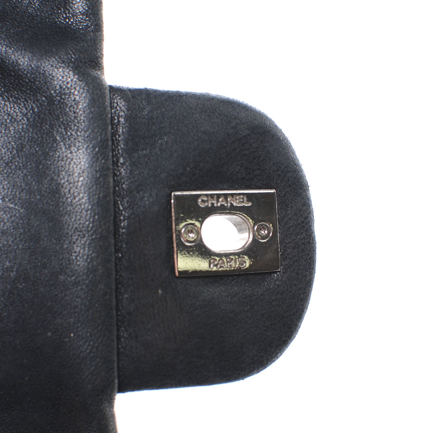 Chanel Lambskin Quilted East West Flap Bijoux Chain Black 7 of 10