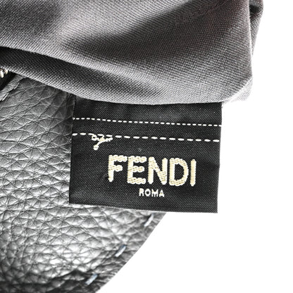 Fendi Nappa Romano Selleria Fringed Small Anna Bucket Bag Blue Cuoio 7 of 11