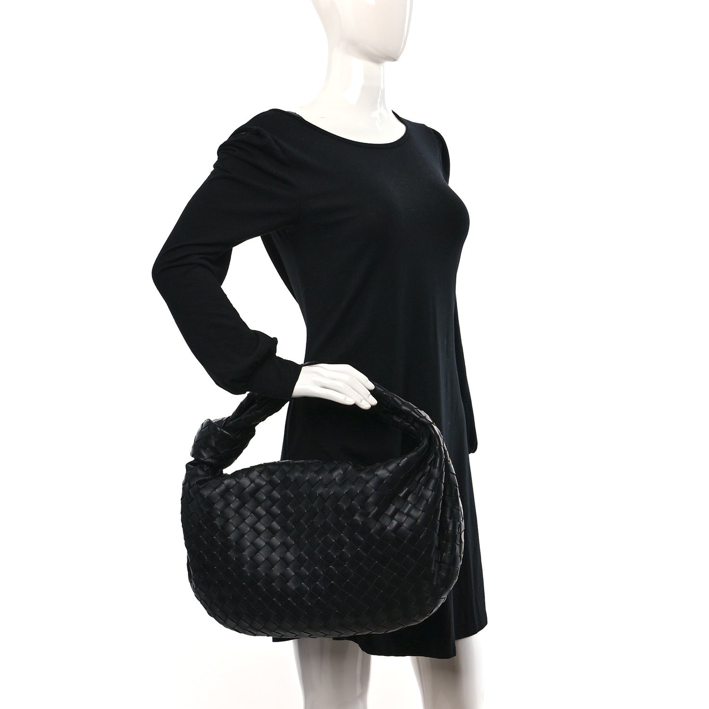 Nappa Intrecciato Small Jodie Black