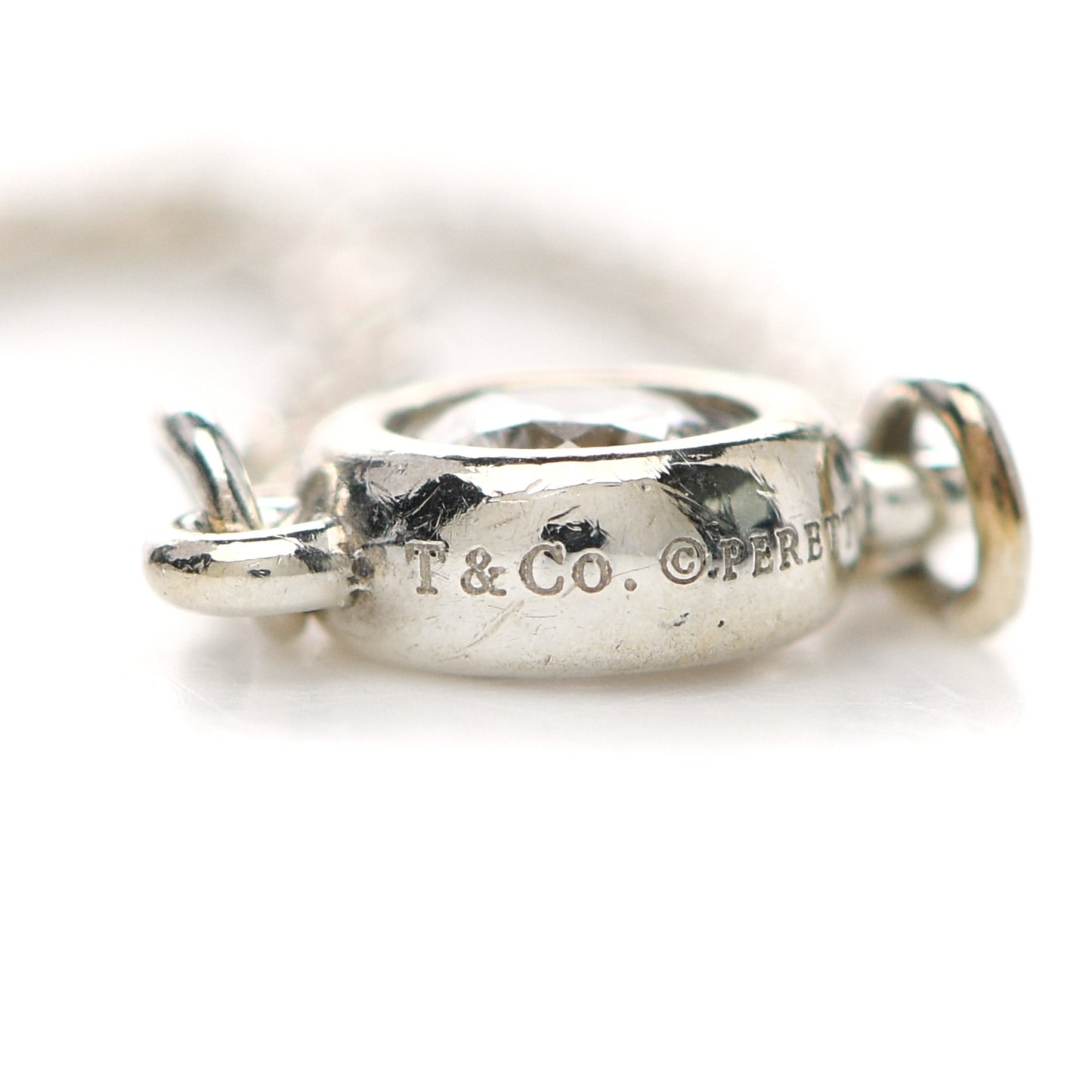 Sterling Silver Diamond Elsa Peretti Diamonds by the Yard Ring 57 8