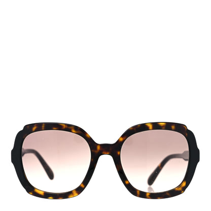 Prada Tortoise Shell Round Sunglasses SPR 16U Black 2 of 9