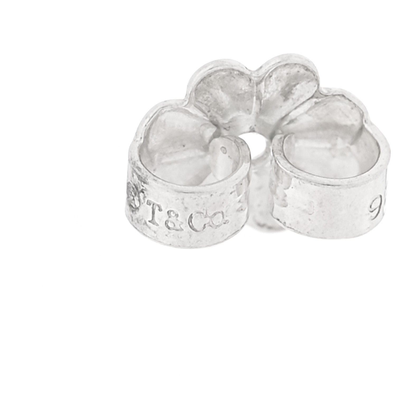 Tiffany Sterling Silver 8mm Hardwear Ball Earrings 4 of 4