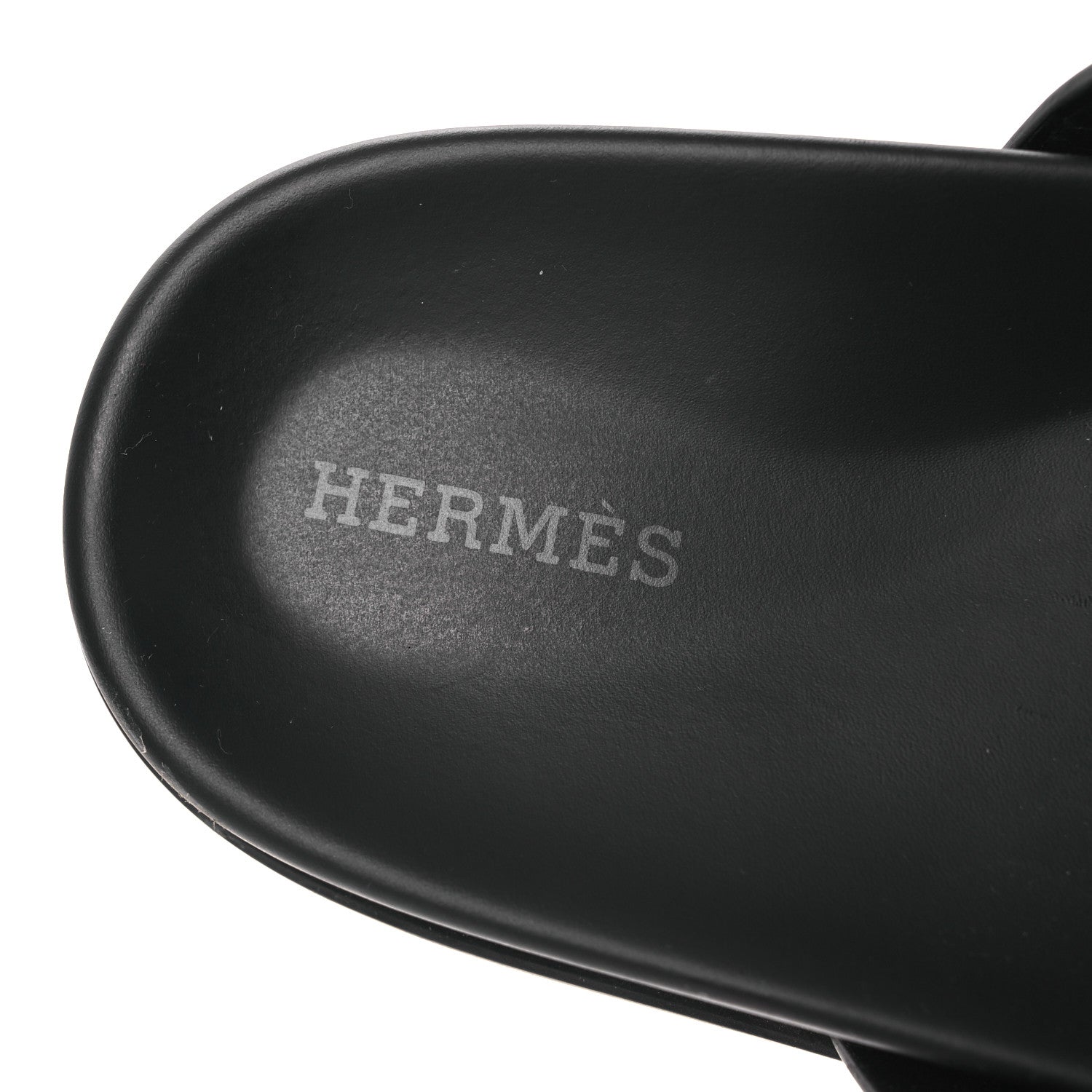 Hermes Calfskin Womens Chypre Sandals 38 Black 9 of 13