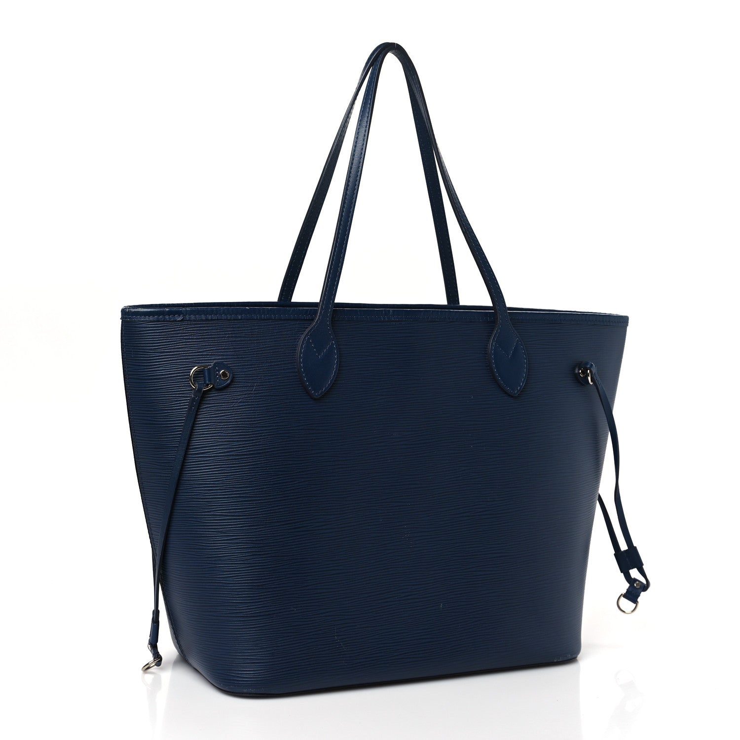 Louis Vuitton Epi Neverfull MM Indigo 4 of 10
