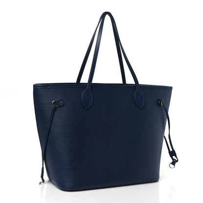 Louis Vuitton Epi Neverfull MM Indigo 4 of 10